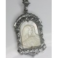 colier religios - cameo " Sfanta Maria". sidef natural. Spania